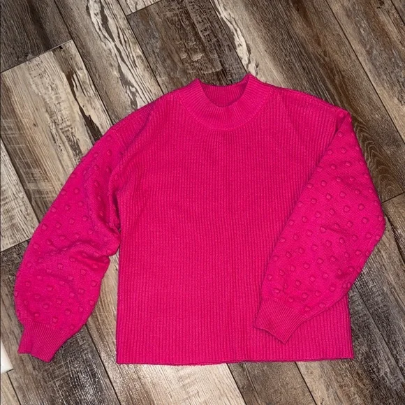 🚭 Vince Camuto Pink Sweater - Picture 3 of 8